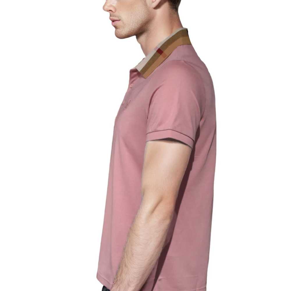 Burberry TB Embossed Logo Pink Premium T-shirt-3