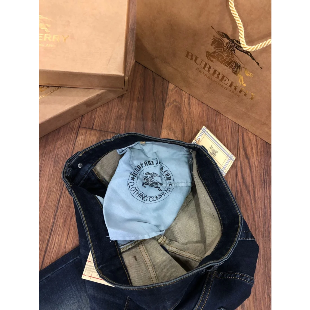 Burberry Blue Premium Quality Jeans-5