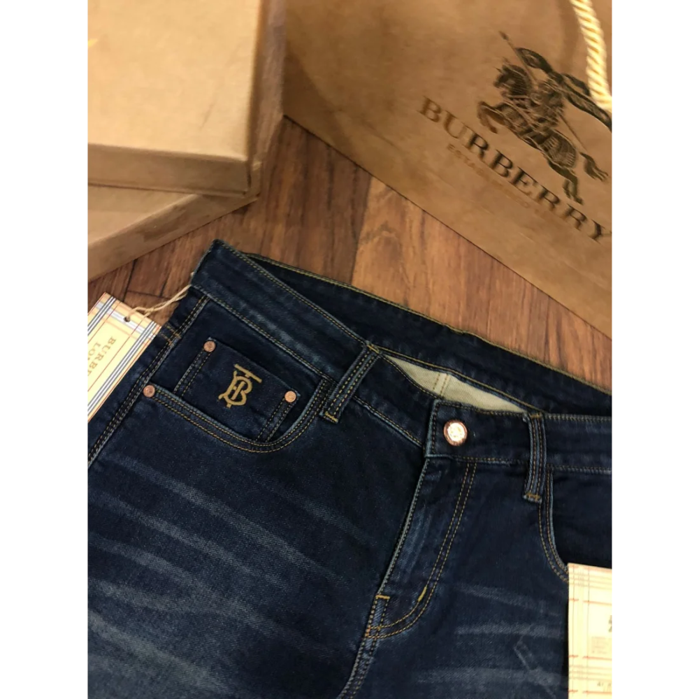 Burberry Blue Premium Quality Jeans-1