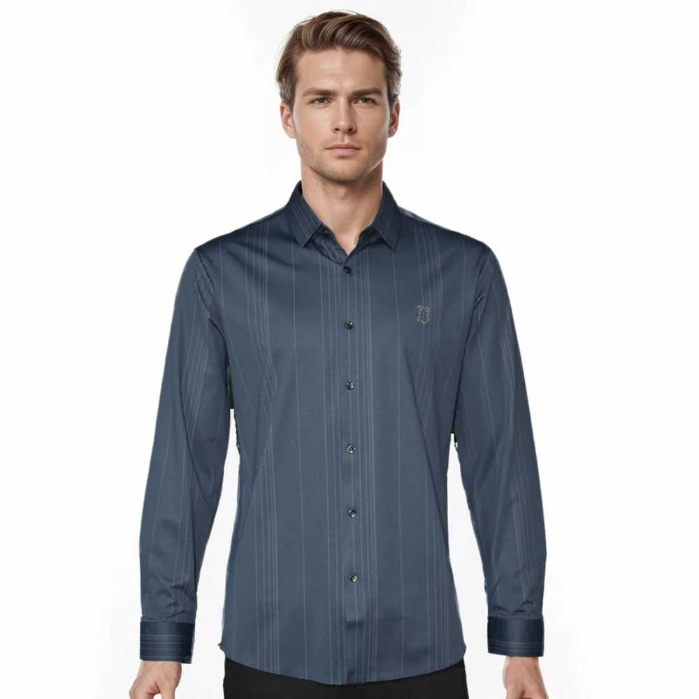Burberry Blue Premium Quality Shirt-thumb-0