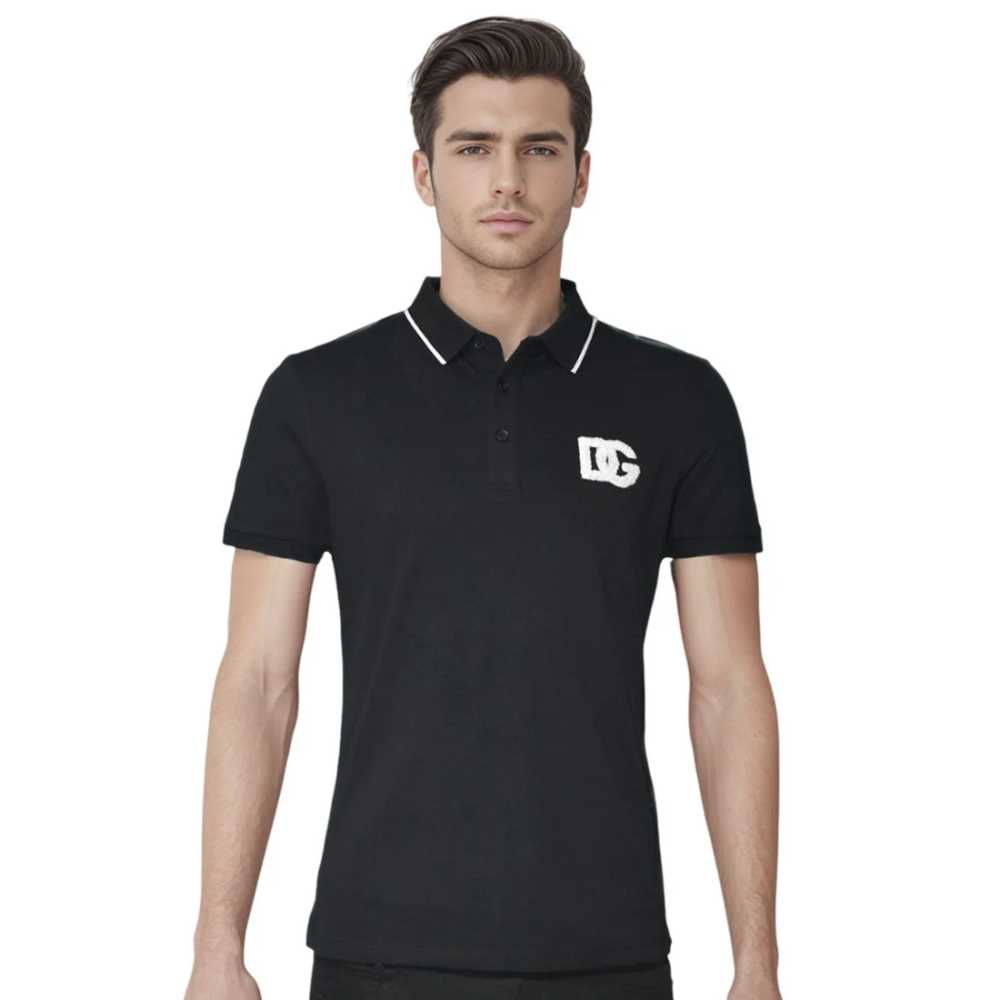 Dolce & Gabbana Embroidery logo Black Premium T-shirt