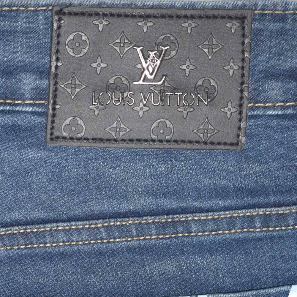 Louis Vuitton Light Blue Premium Quality Jeans-4