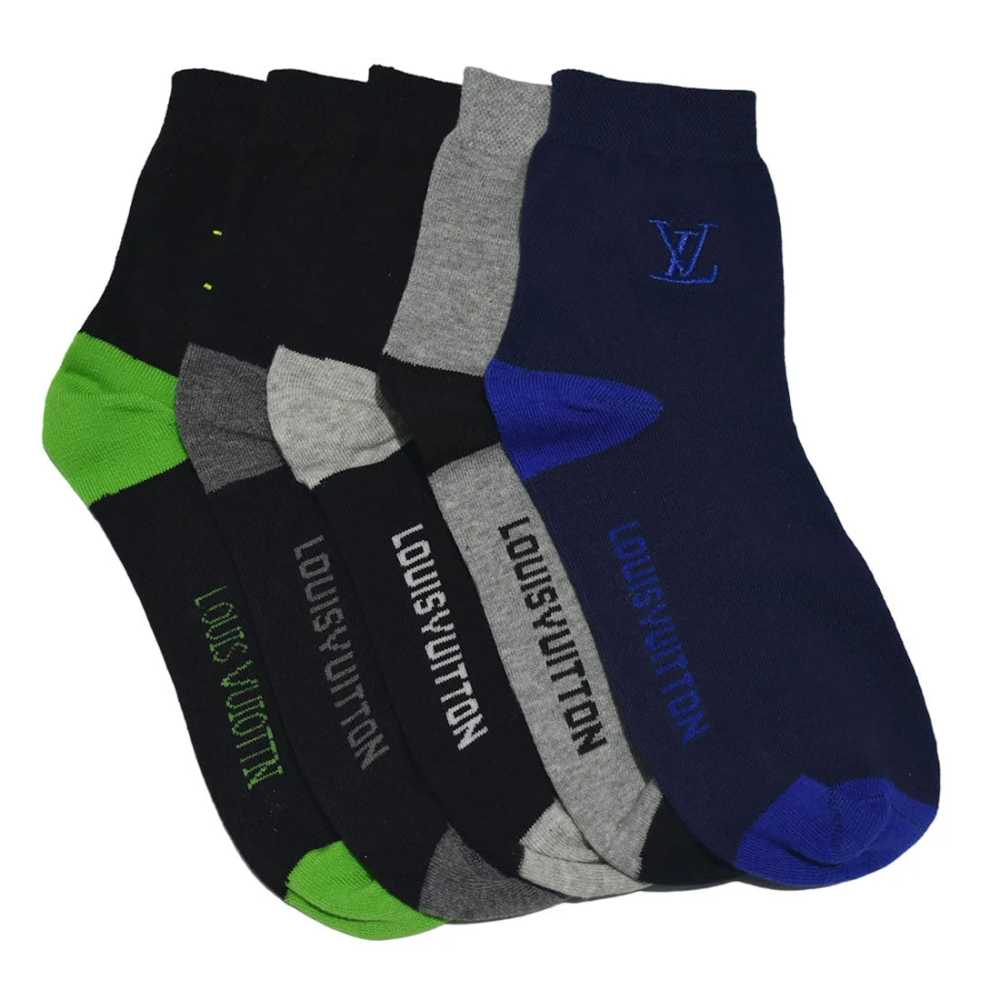 Louis Vuitton Low Cut Premium Quality Socks-0