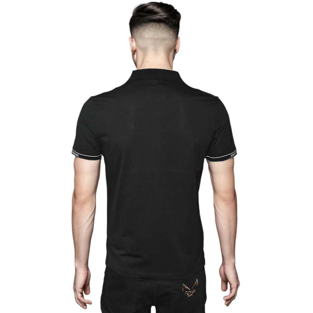 Emporio Armani Embossed logo Black Premium T-shirt-thumb-1