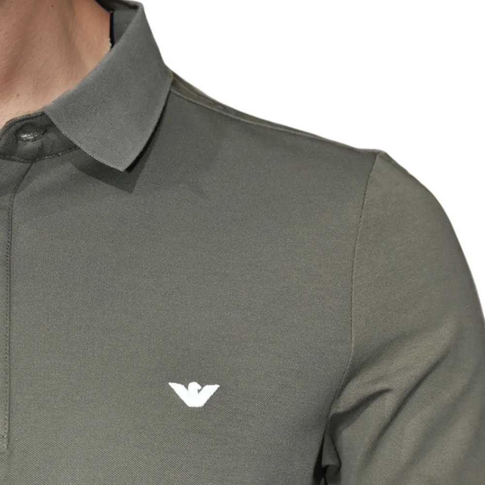 Emporio Armani Embossed logo Green Premium T-shirt-4