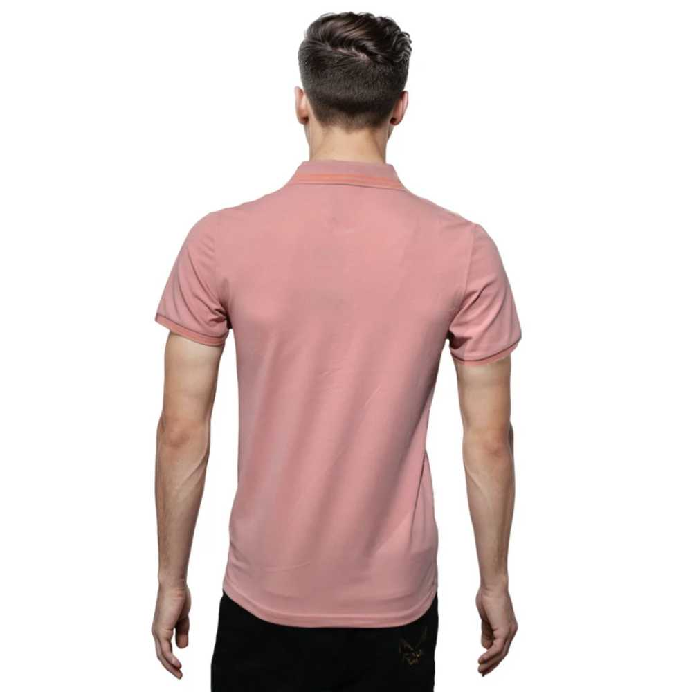 Emporio Armani Pink Premium Quality Short Sleeve T-shirt-1