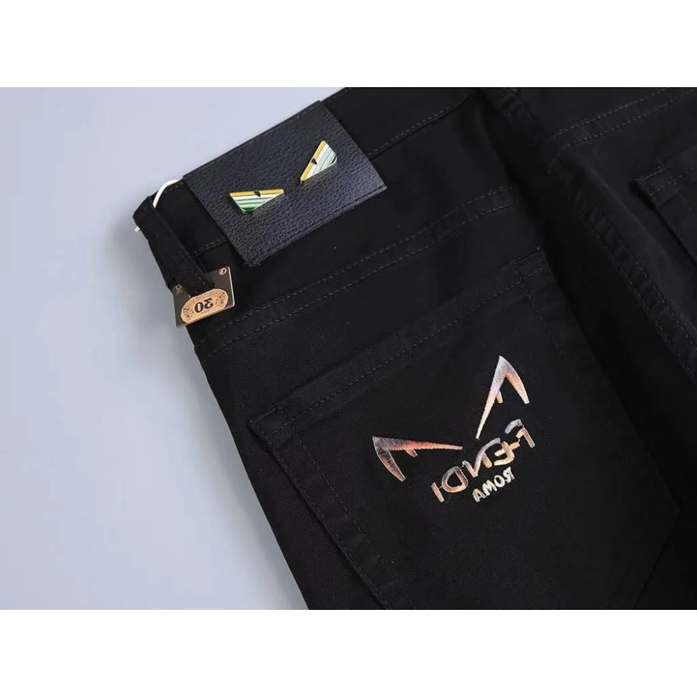 Fendi Black Premium Quality Jeans-5