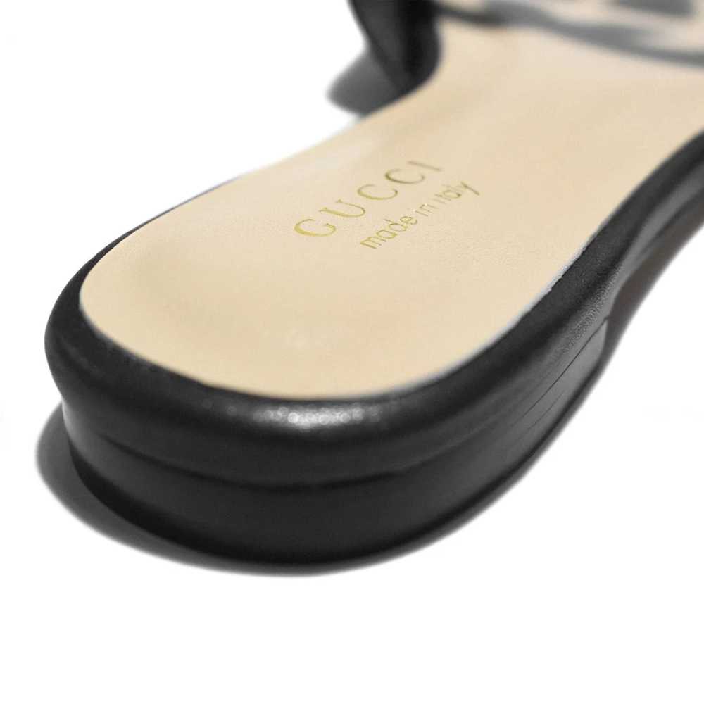 Gucci Black Premium Quality Women's Flat Sandals-4
