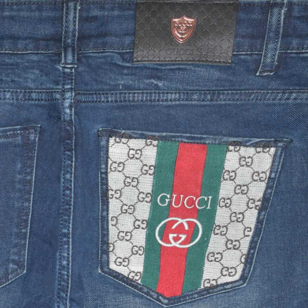 Gucci Blue Premium Quality Denim Jeans-3