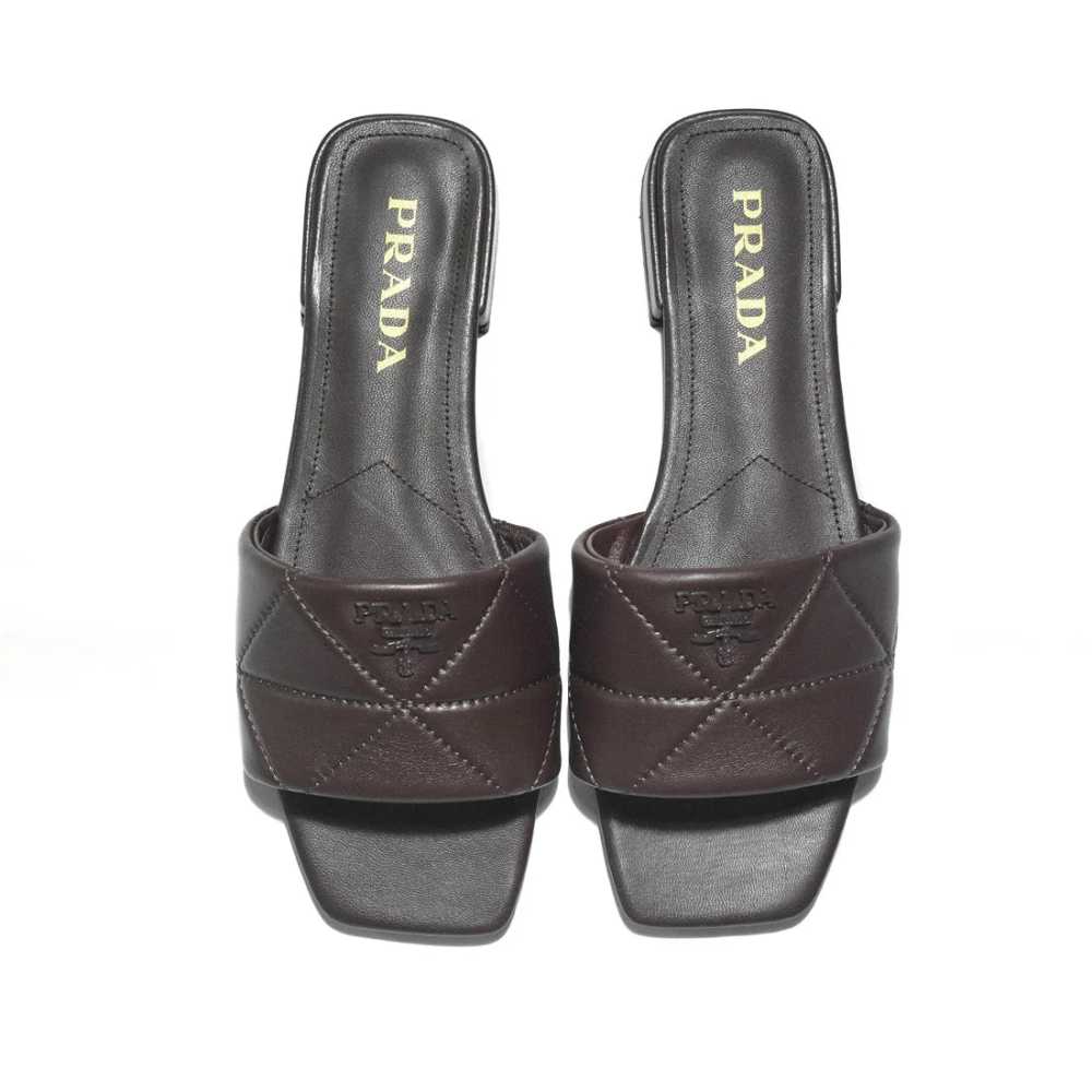 Prada Brown Premium Quality Women's Flat Sandals-5
