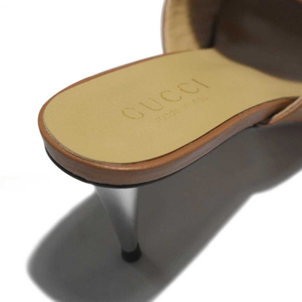 Gucci Brown Premium Quality Heels Sandals-4