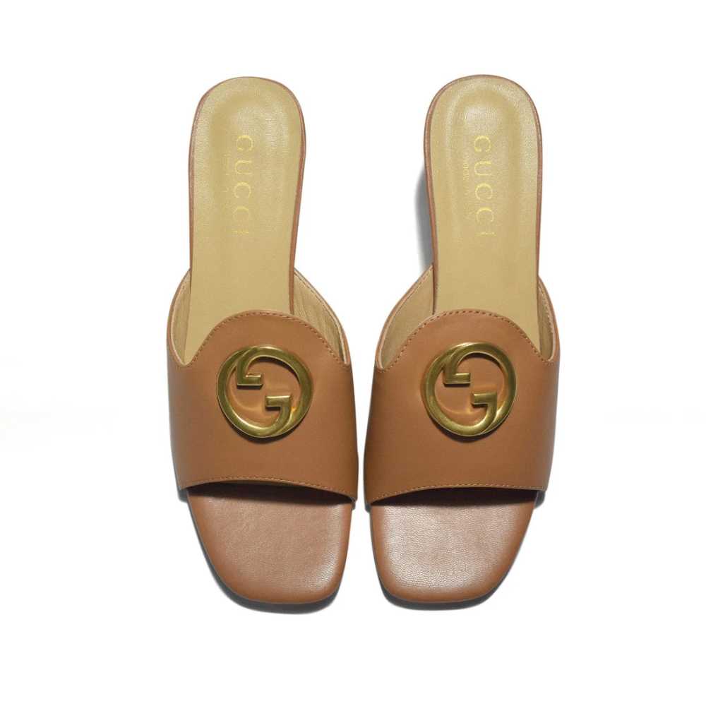 Gucci Brown Premium Quality Heels Sandals-5