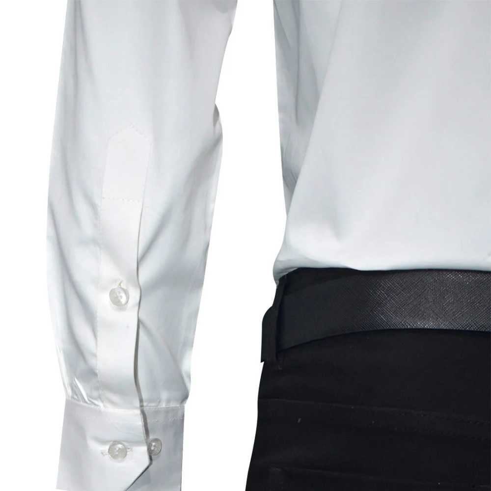 Armani Exchange Printed White Premium Quality Men's Shirt-4
