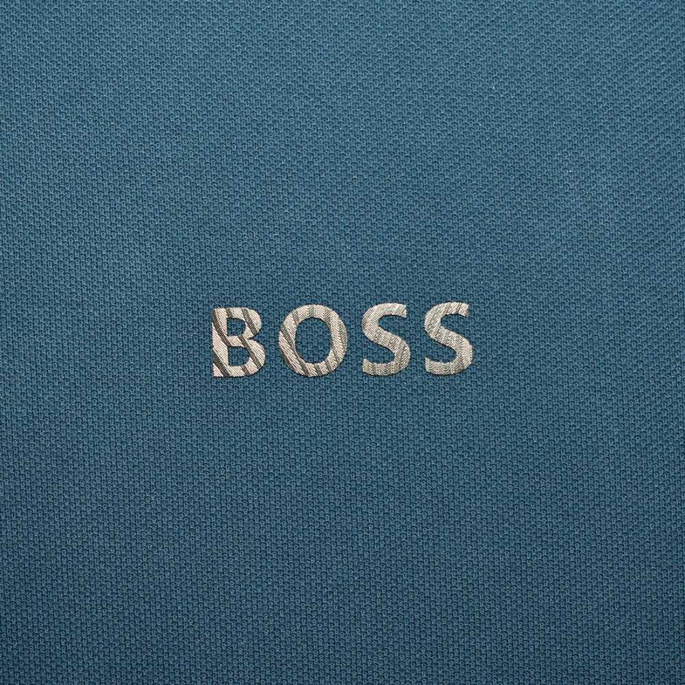 Boss Blue Premium Quality Short Sleeve Polo T-shirt-thumb-3