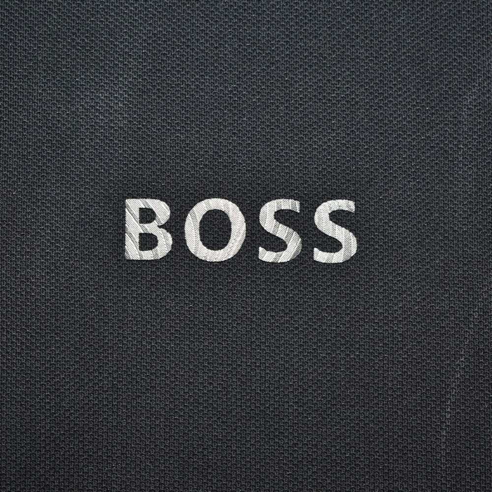 Boss Dark Grey Premium Quality Short Sleeve Polo T-shirt-4