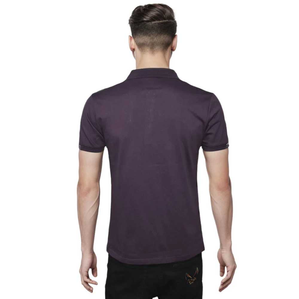 Boss Dark Purple Premium Quality Half Sleeve T-shirt-1