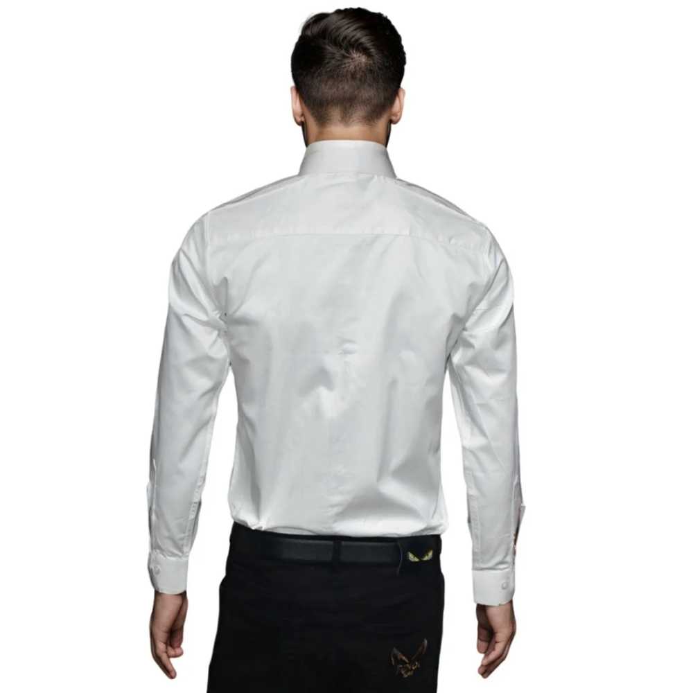 Armani Exchange White Premium Quality Full Sleeve Shirt-1