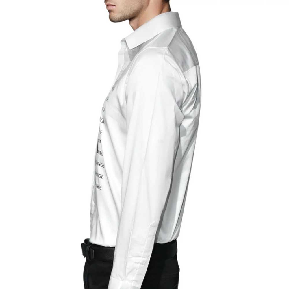 Armani Exchange White Premium Quality Full Sleeve Shirt-3