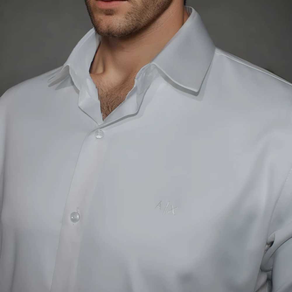 Armani Exchange White Premium Quality Shirt-2