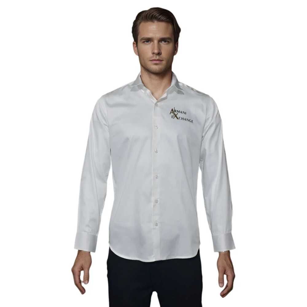 Armani Exchange White Premium Quality Shirt-5
