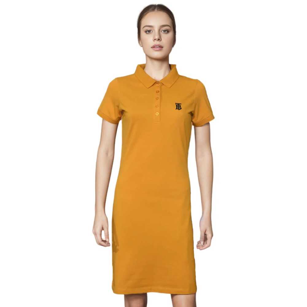 Burberry Yellow Premium Quality Dress-1
