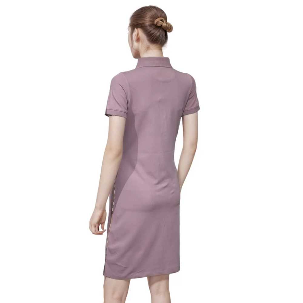 Burberry Purple Premium Quality Dress-2