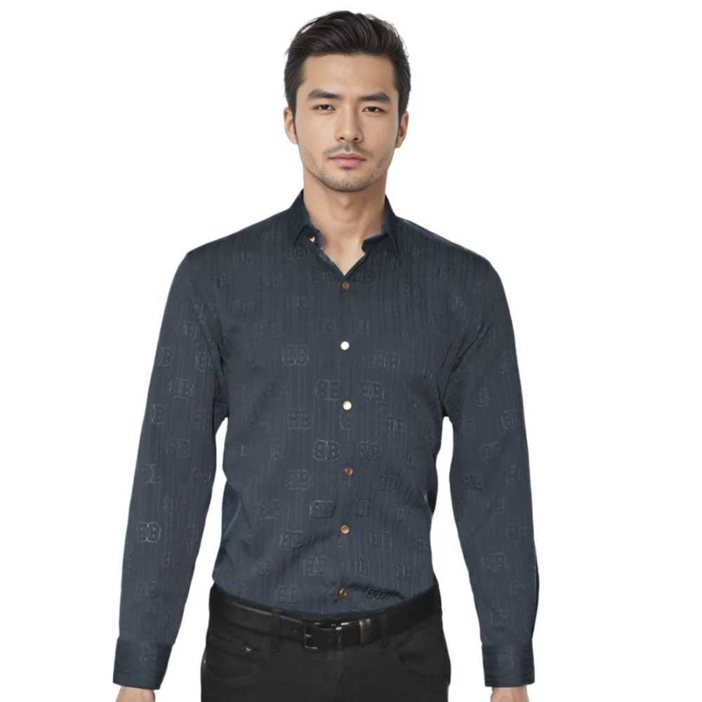 Balenciaga Blue Premium Quality Designer Shirt