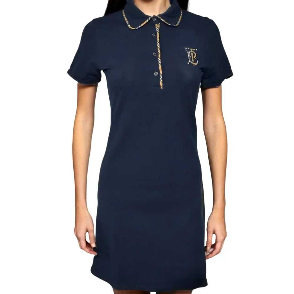 Burberry Blue Premium Quality Dress-thumb-2