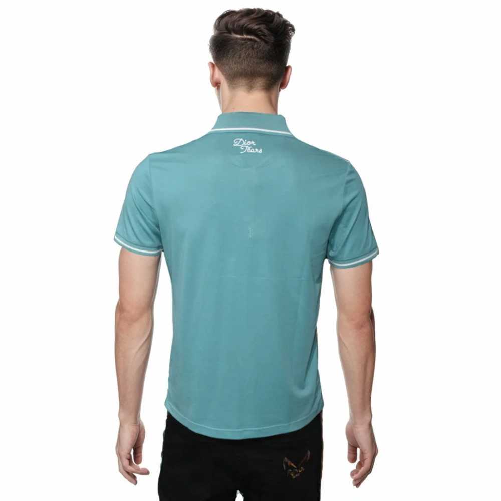 Dior Logo Print Blue Premium Quality T-shirt-1