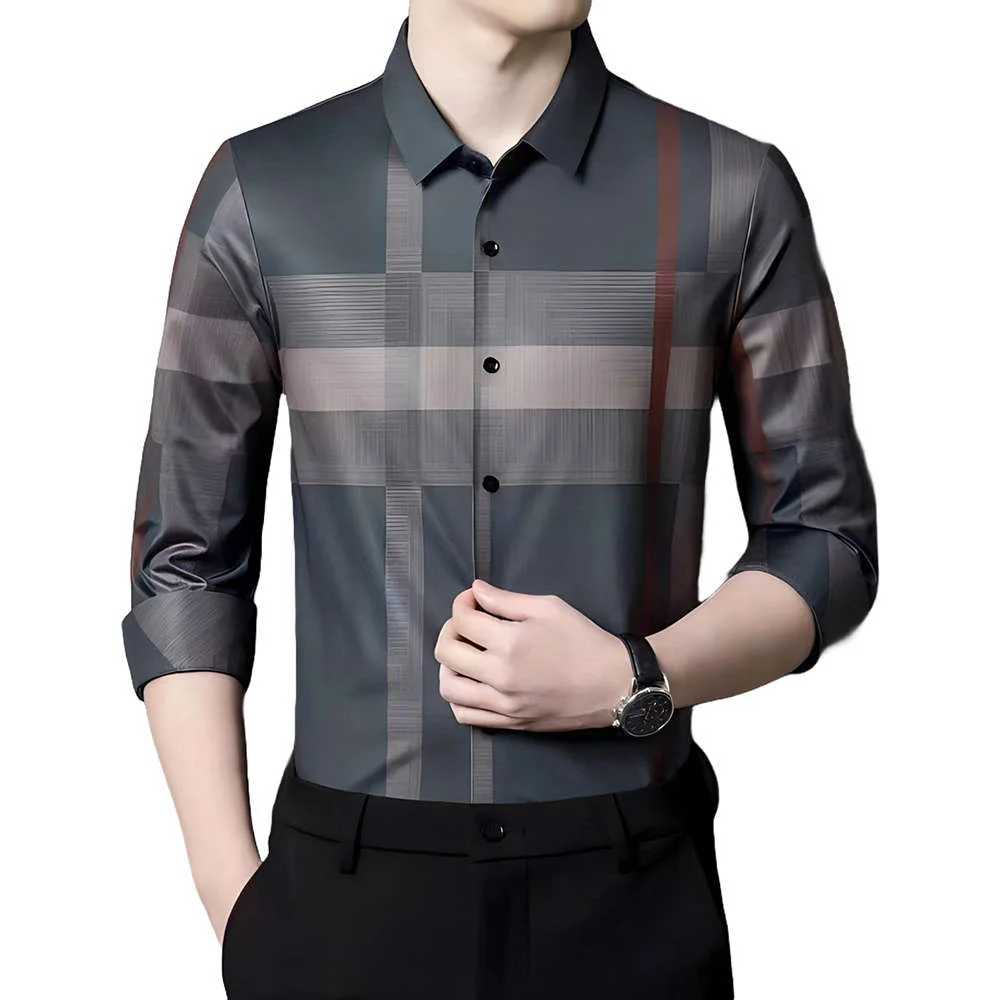 Burberry Checked Green Premium Quality Formal Shirt-0