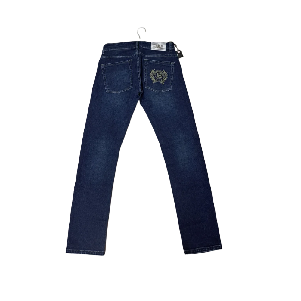 Balmain Dark Blue Premium Quality Jeans-thumb-0