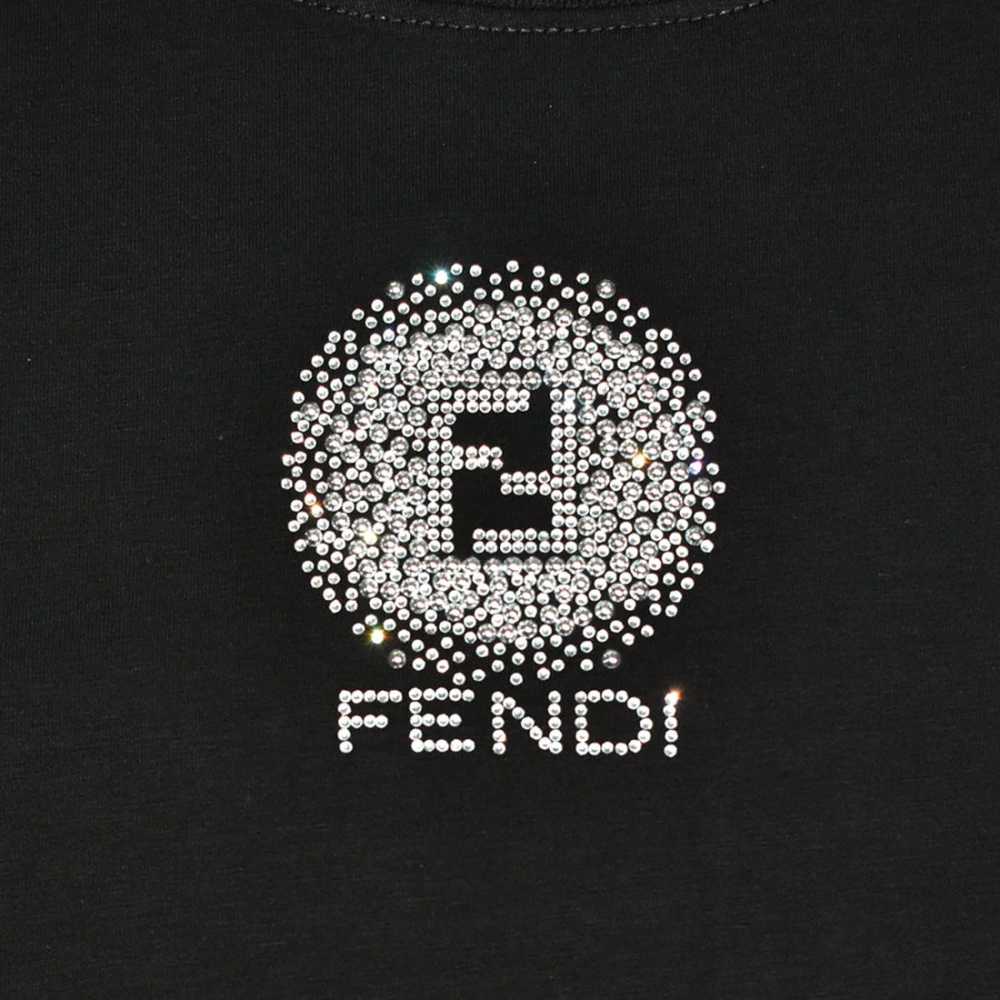 Fendi Black Premium Quality Women T-shirt-3