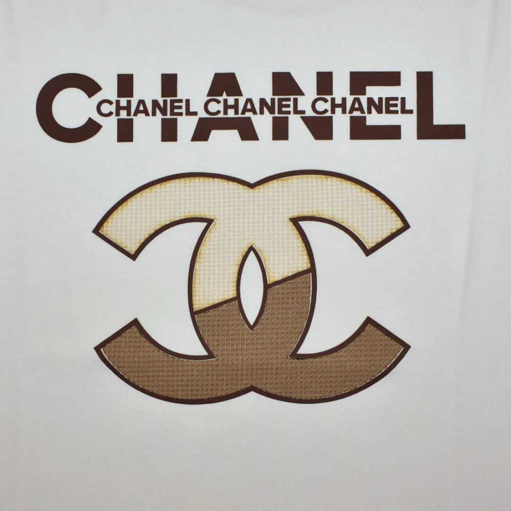 Chanel White Premium Quality Women T-shirt-4