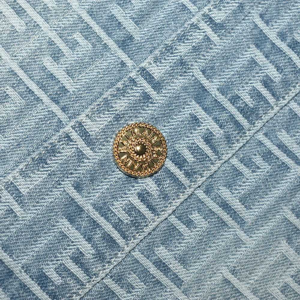 Balmain Paris Blue Premium Quality Dress-thumb-4