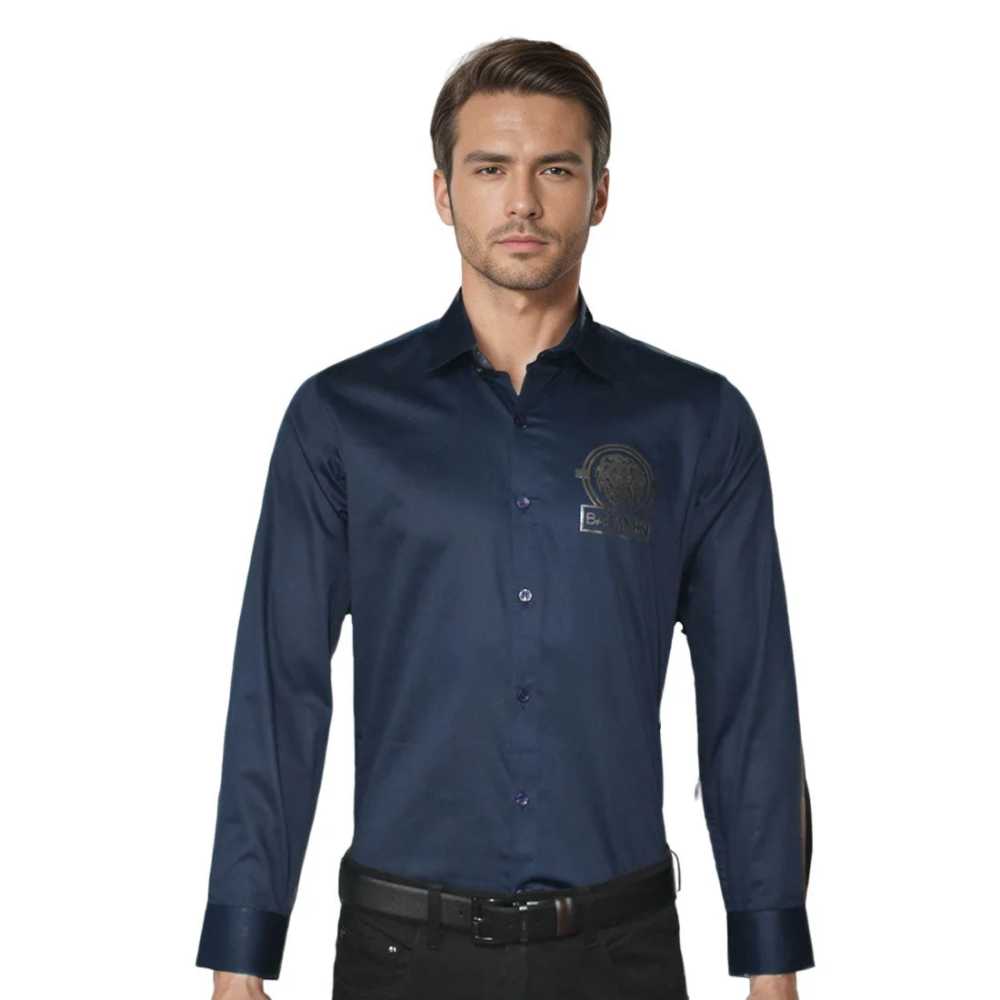 Balmain Paris Navy Blue Premium Quality Shirt
