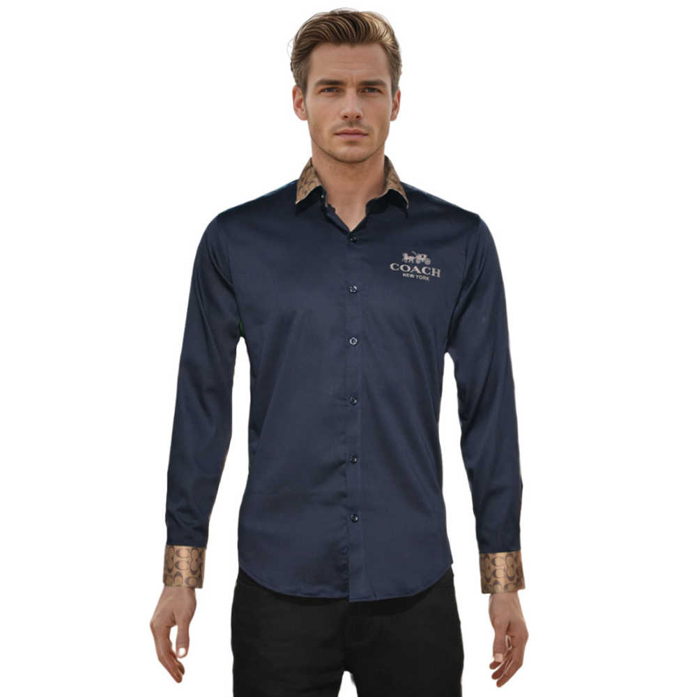 Coach Blue Premium Quality Shirt-thumb-6