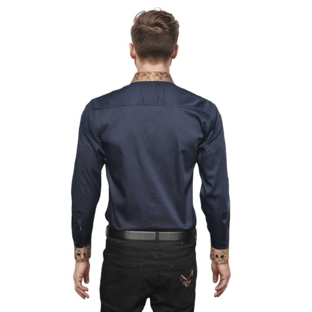 Coach Blue Premium Quality Shirt-thumb-1