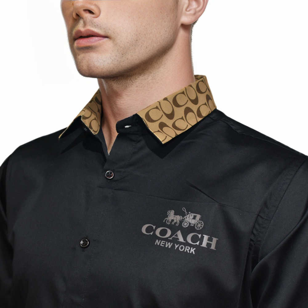Coach Black Premium Quality Shirt-thumb-2