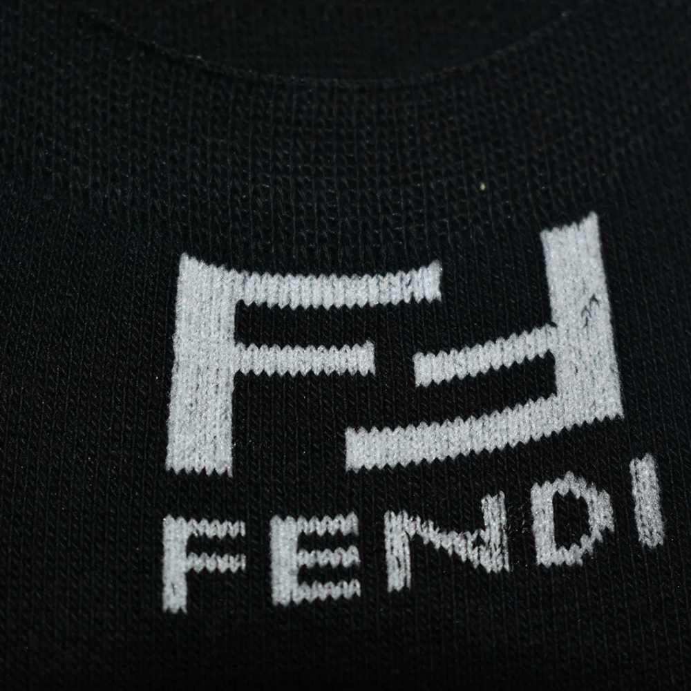 Fendi Embroidery logo No Show Premium Socks - Pack of 5-thumb-3
