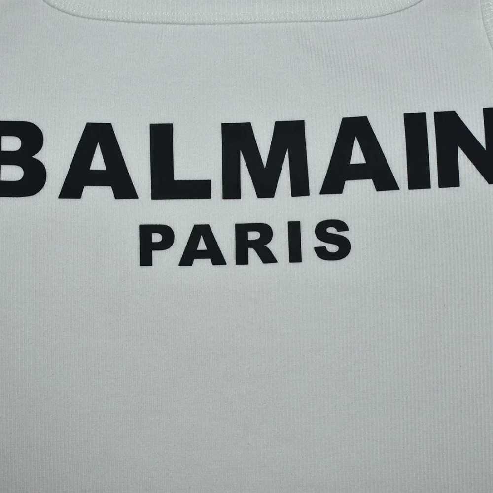 Balmain White Paris Premium Quality Dress-5