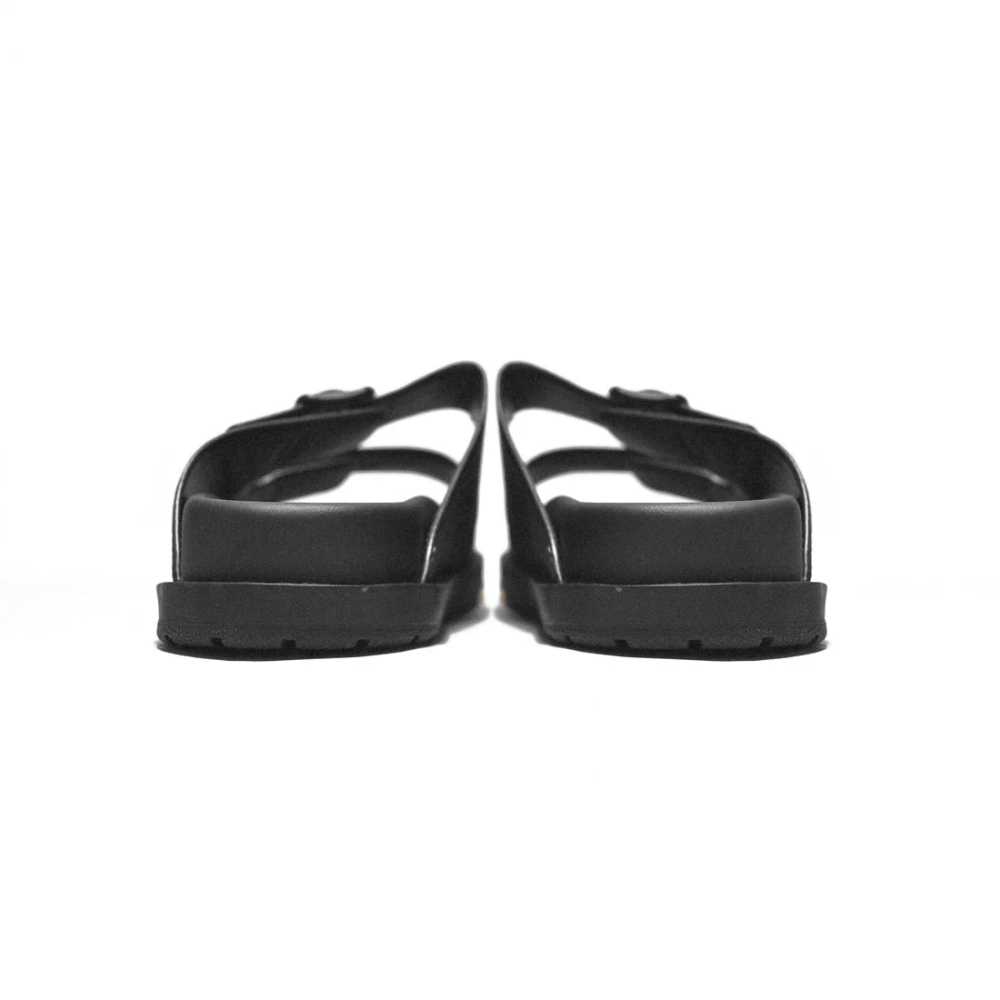 Louis Vuitton Black Premium Quality Men's Flip-flops-5