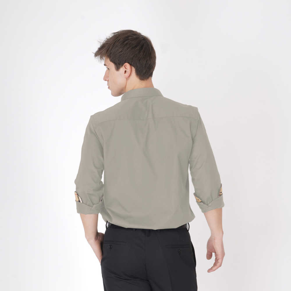 Burberry Beige Premium Quality Shirt-thumb-1