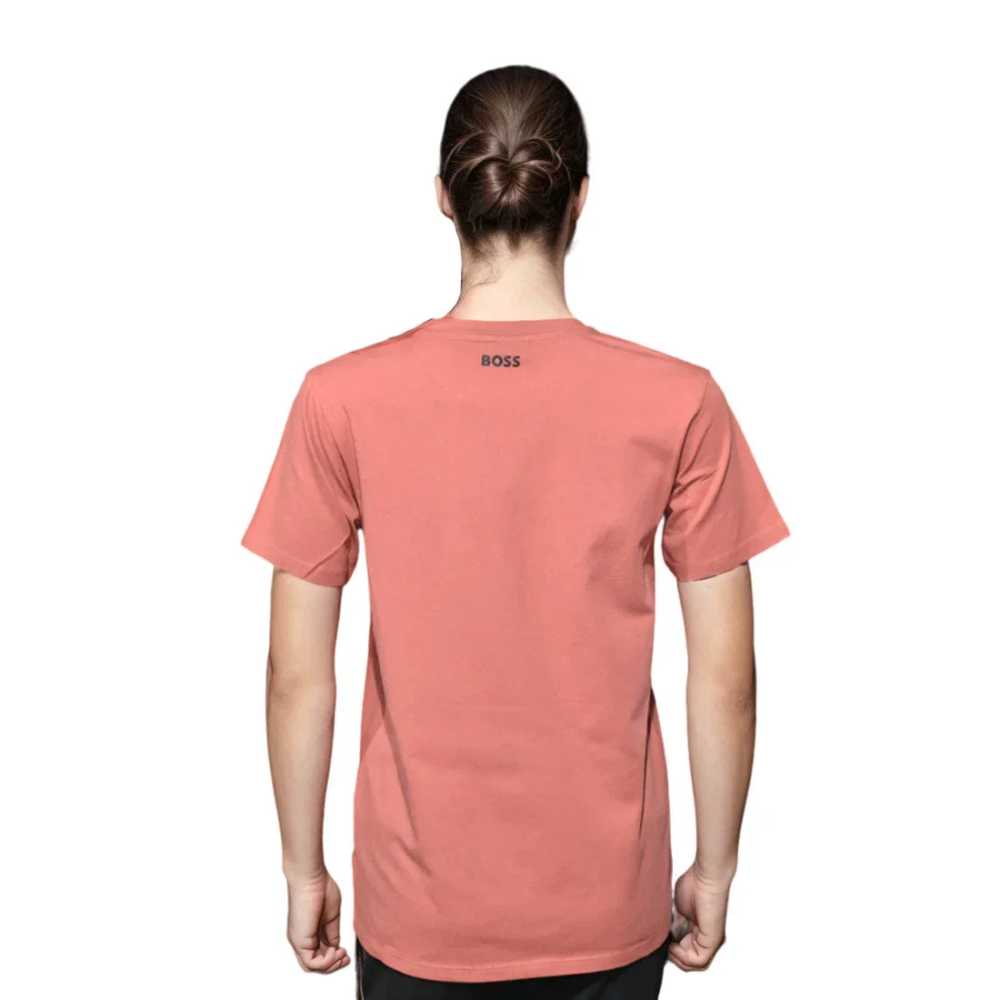 BOSS Coral Pink Premium Quality Women T-shirt-1