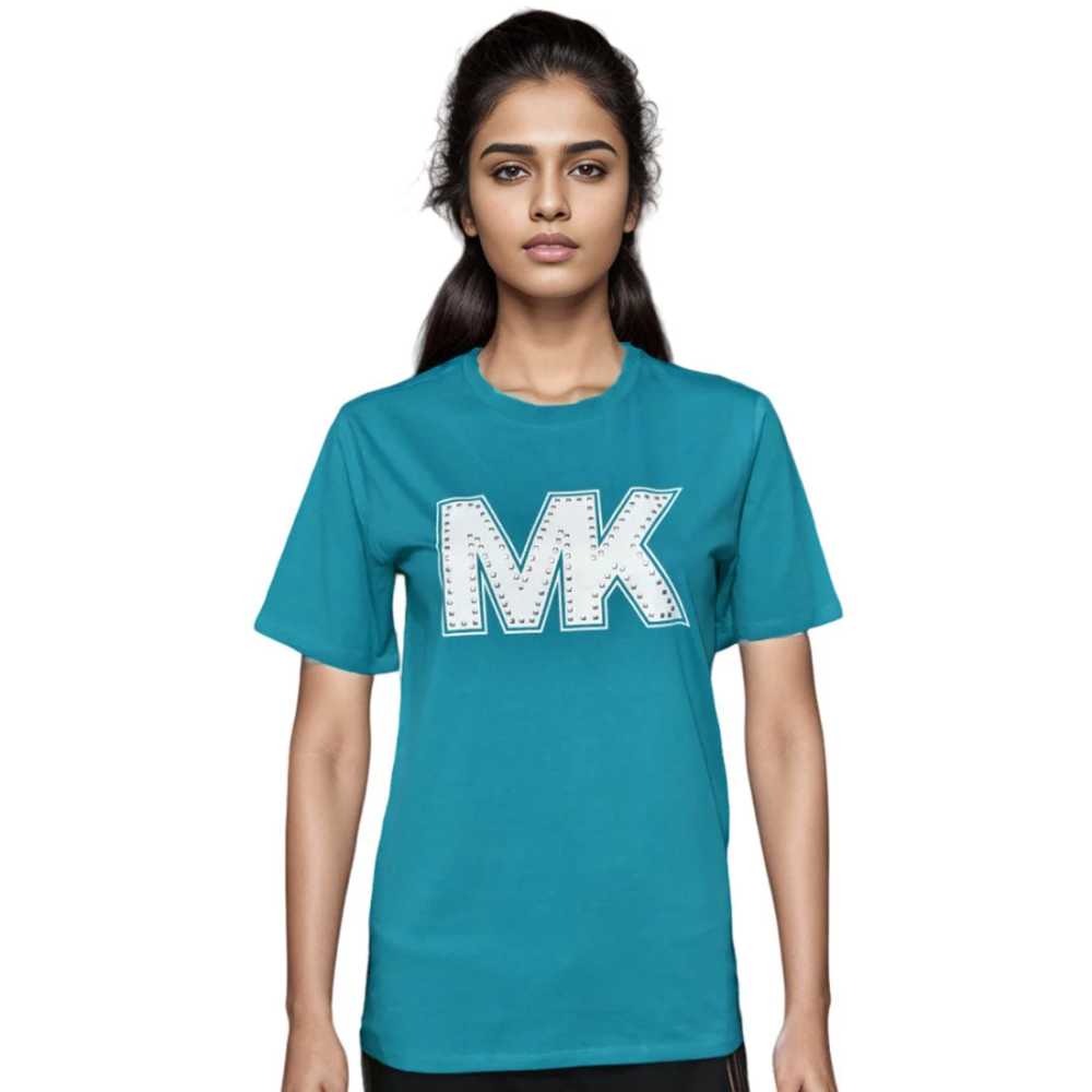 Michael Kors Blue Premium Quality Women T-shirt