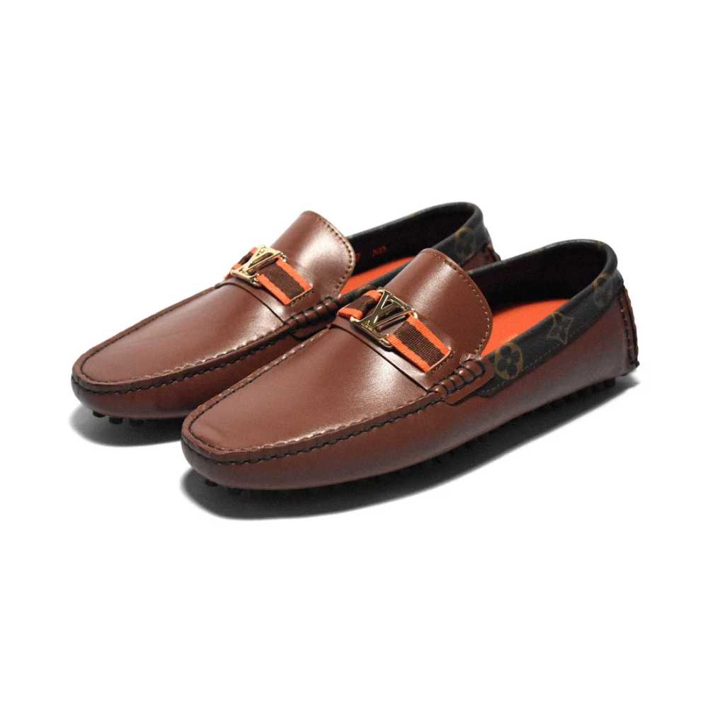 Louis Vuitton Brown Premium Quality Loafers