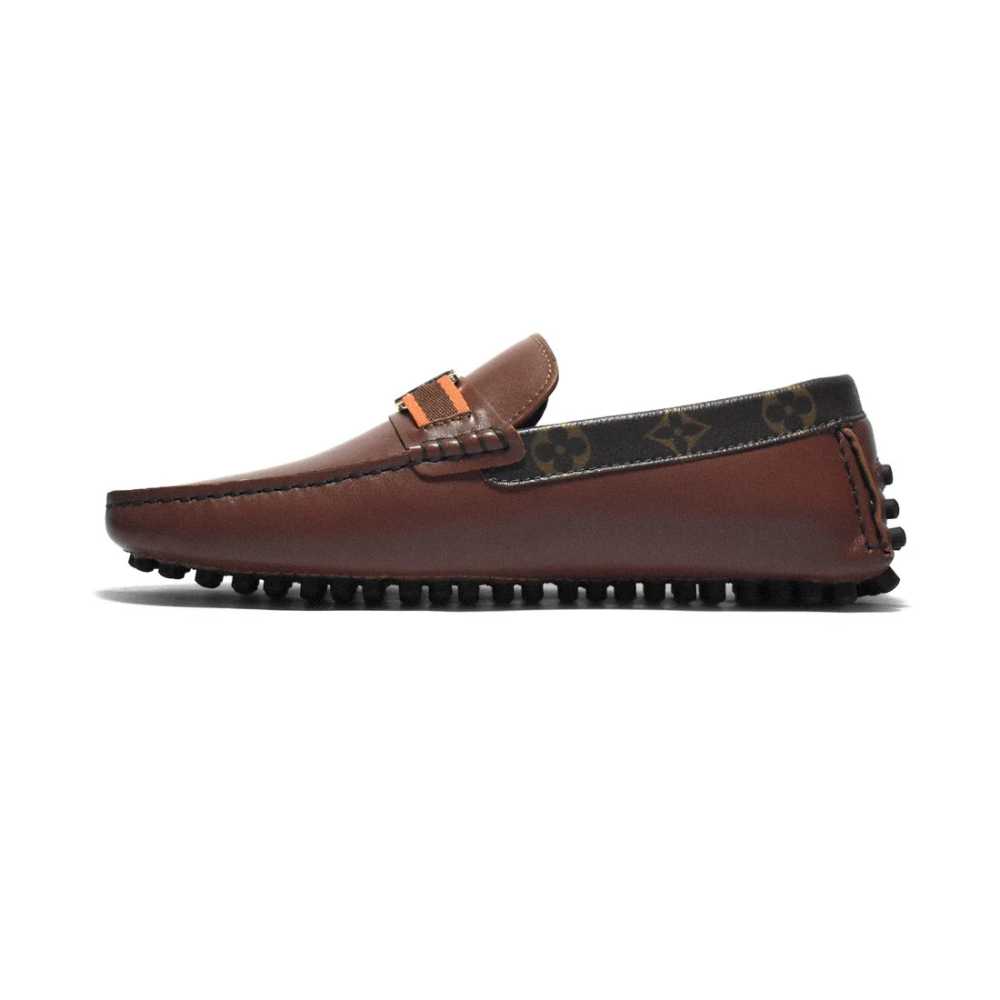 Louis Vuitton Brown Premium Quality Loafers-1