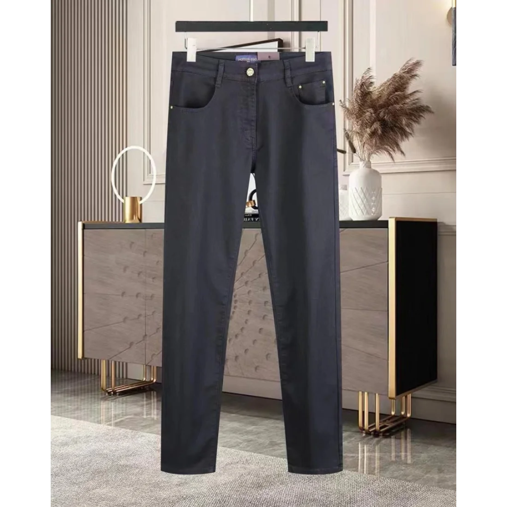 Louis Vuitton Black Premium Quality Jeans-1