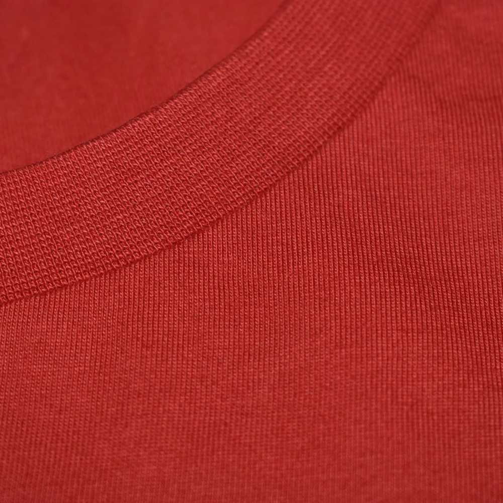 Karl Lagerfeld Red Premium Quality Women T-shirt-4