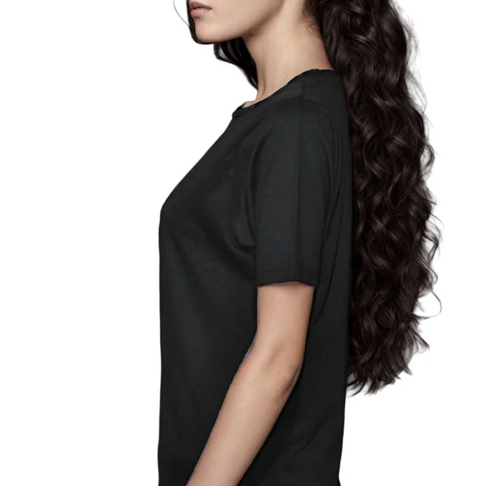 Karl Lagerfeld Black Premium Quality Women T-shirt-2