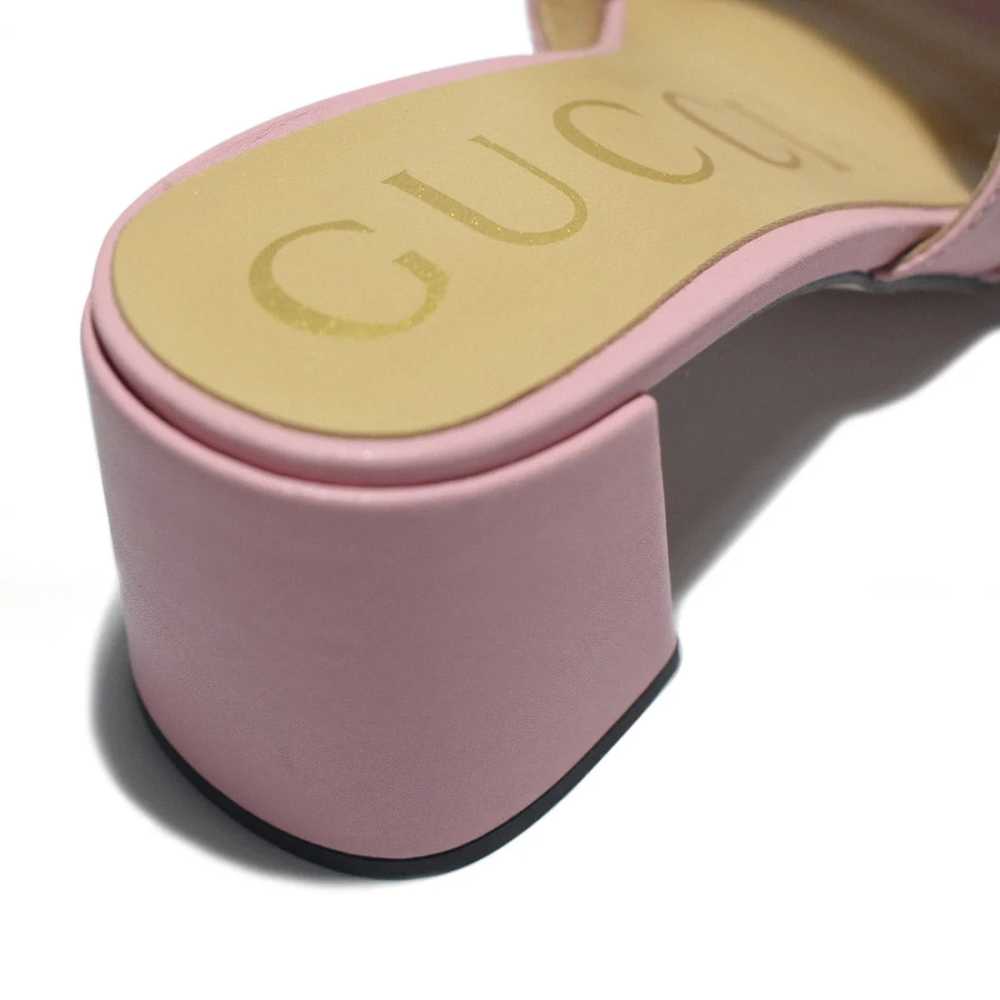 Gucci Pink Premium Quality Heels Sandals-4